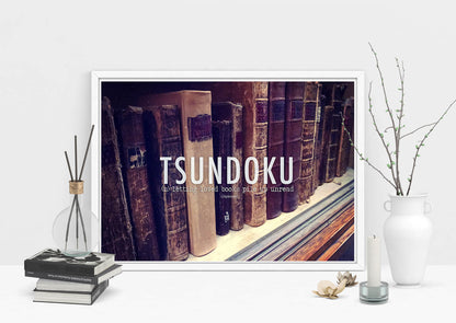 Whispers of the Unread - Tsundoku Art Print