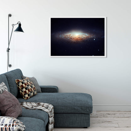 Stellar Voyage UFO Galaxy Art Print