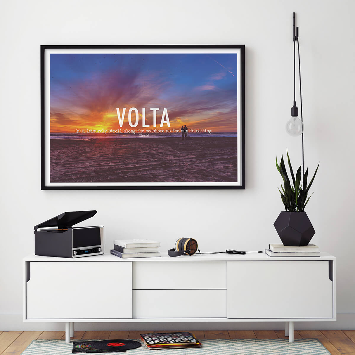 Volta Beautiful Word Art Print