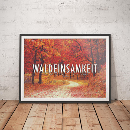 Forest Solitude Waldeinsamkeit Art Print