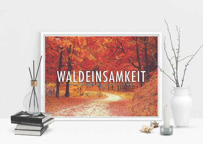 Forest Solitude Waldeinsamkeit Art Print