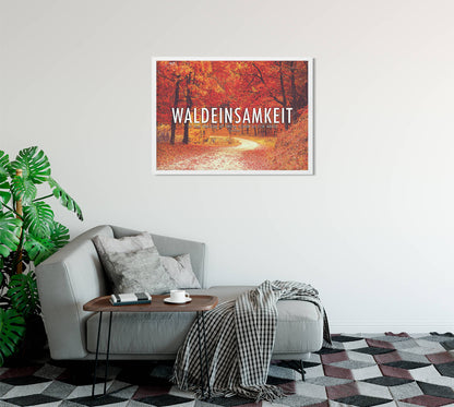 Forest Solitude Waldeinsamkeit Art Print