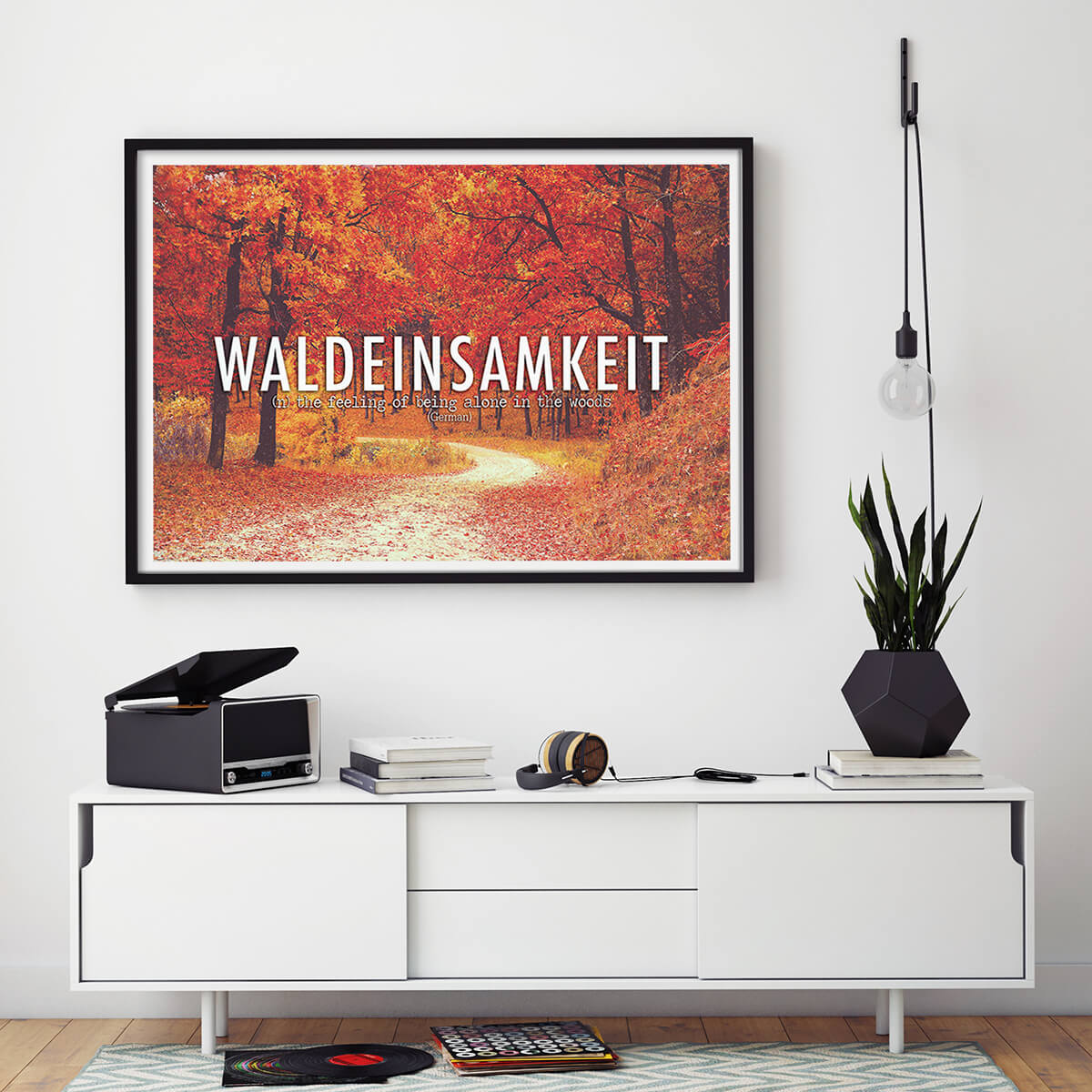 Forest Solitude Waldeinsamkeit Art Print