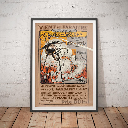 Vintage War of the Worlds Art Print