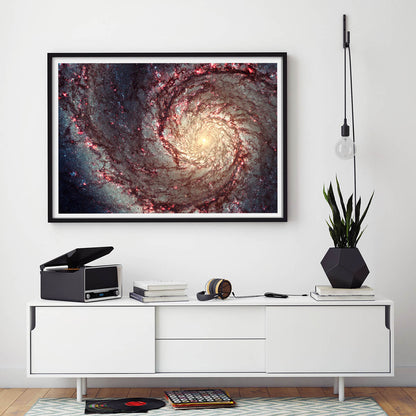 M51 Whirlpool Galaxy Art Print