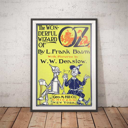 The Wizard of Oz Book Cover Art Print