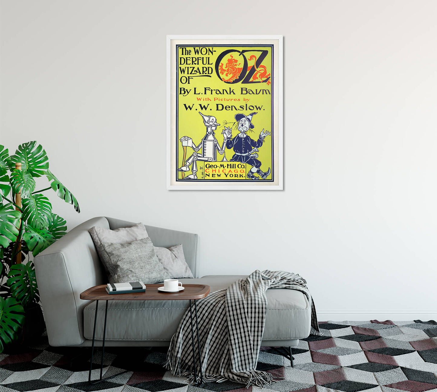 The Wizard of Oz Book Cover Art Print