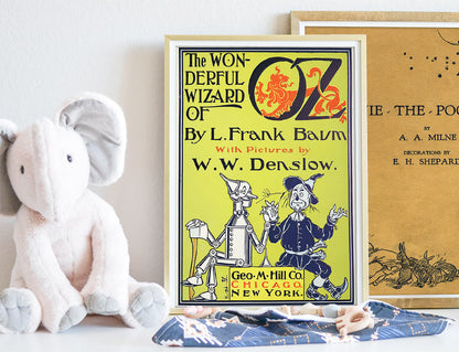 The Wizard of Oz Book Cover Art Print