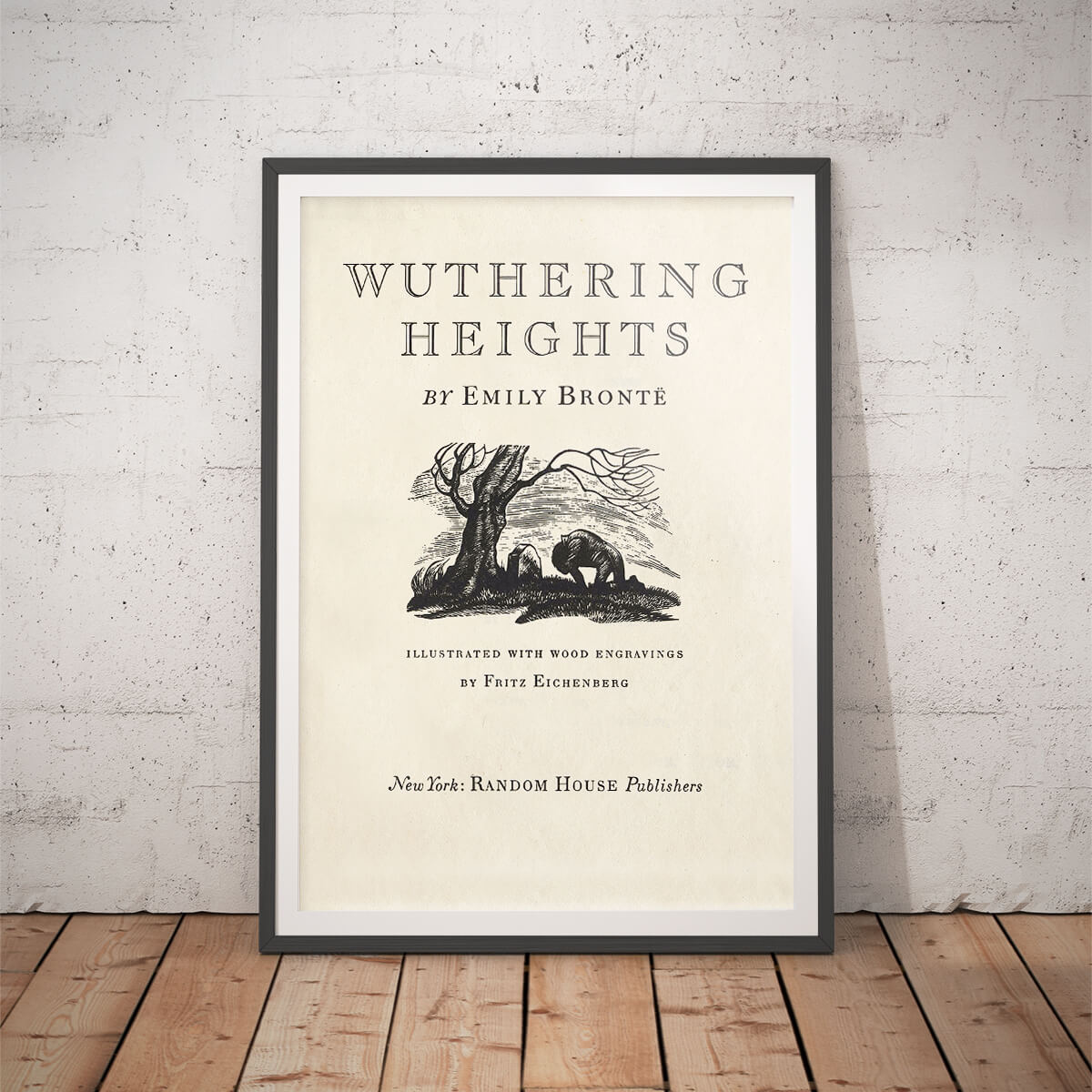 Wuthering Heights Vintage Art Print