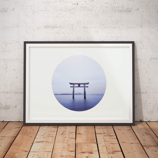 Serene Horizons Scandinavian Art Print