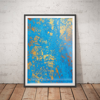 Gilded Ripples Art Print