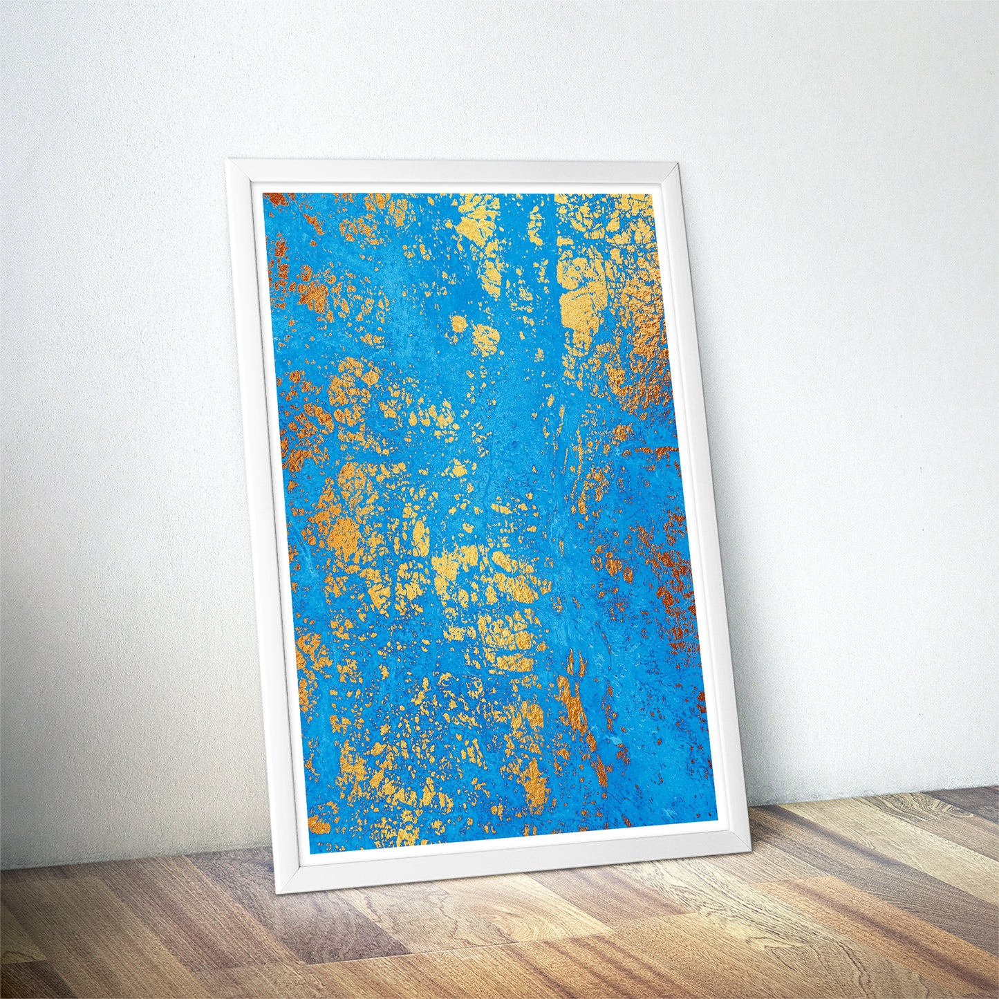 Gilded Ripples Art Print