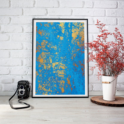 Gilded Ripples Art Print