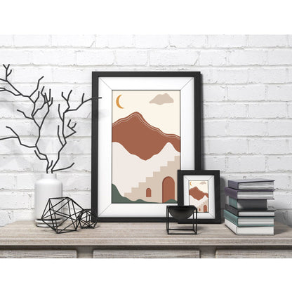 Soothing Abstract Landscape Art Print