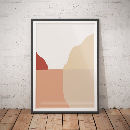 Harmonic Earth Abstract Art Print