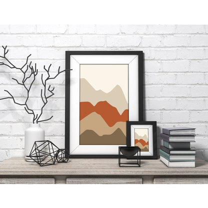 Harmony Ridge Abstract Landscape Art Print