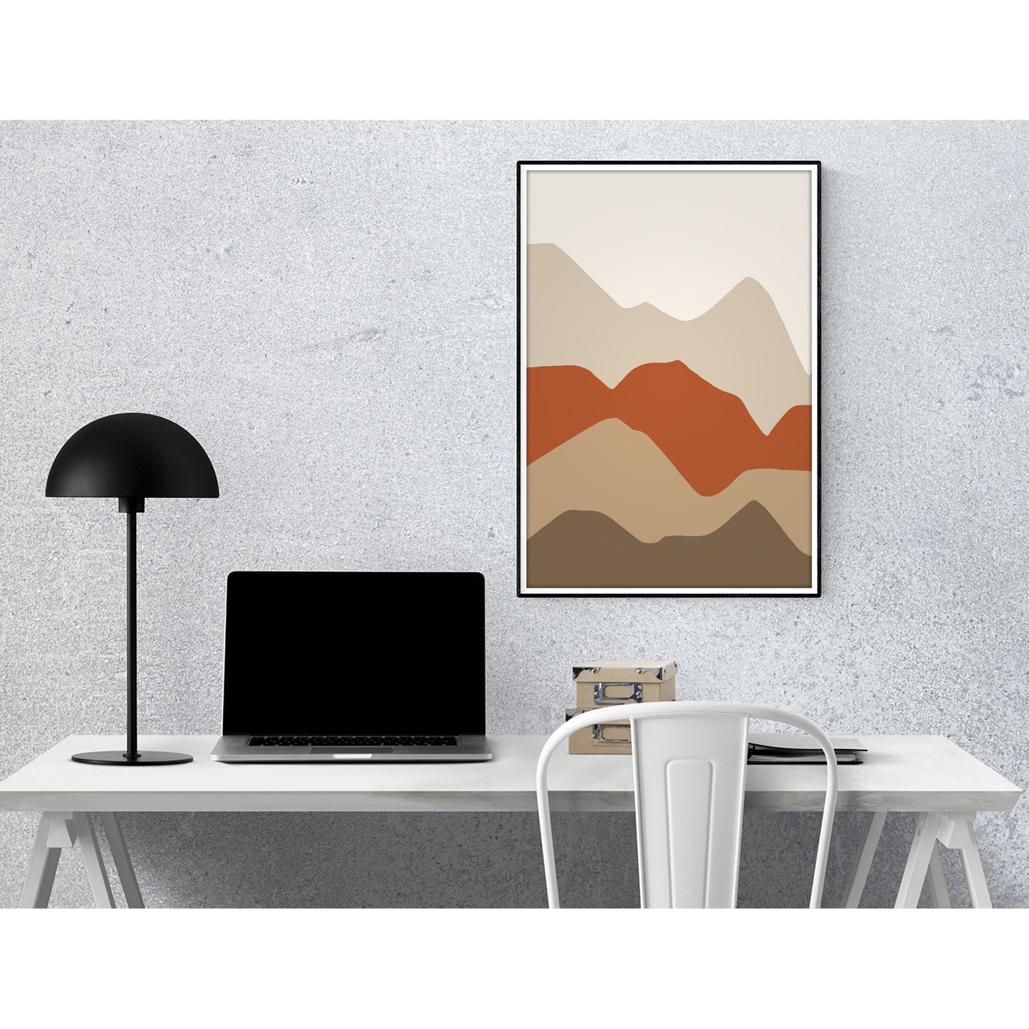 Harmony Ridge Abstract Landscape Art Print