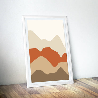 Harmony Ridge Abstract Landscape Art Print