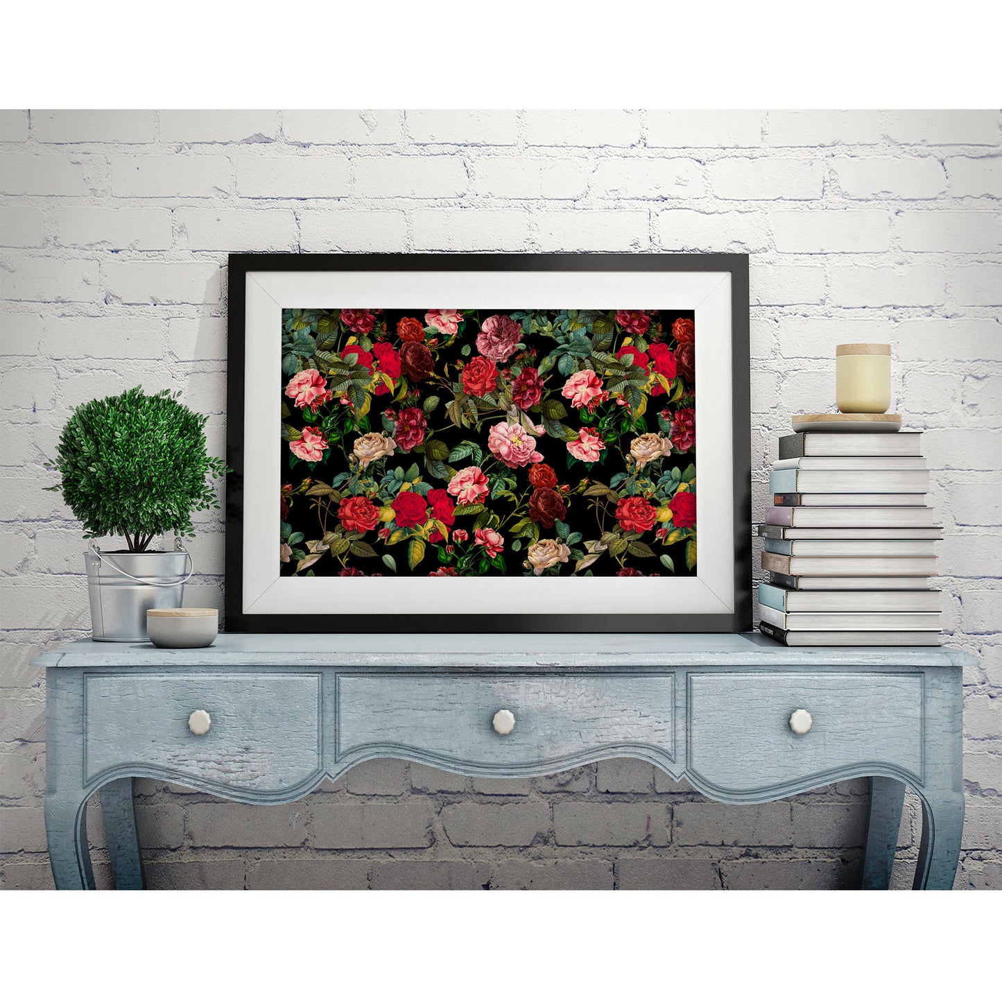 Floral Elegance Botanical Art Print