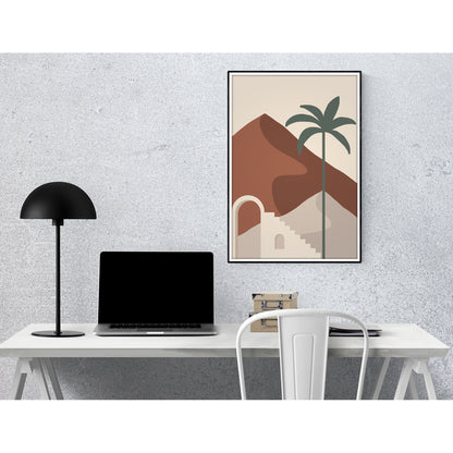 Desert Mirage Abstract Landscape Art Print