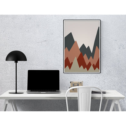 Earthy Elegance Abstract Landscape Art Print