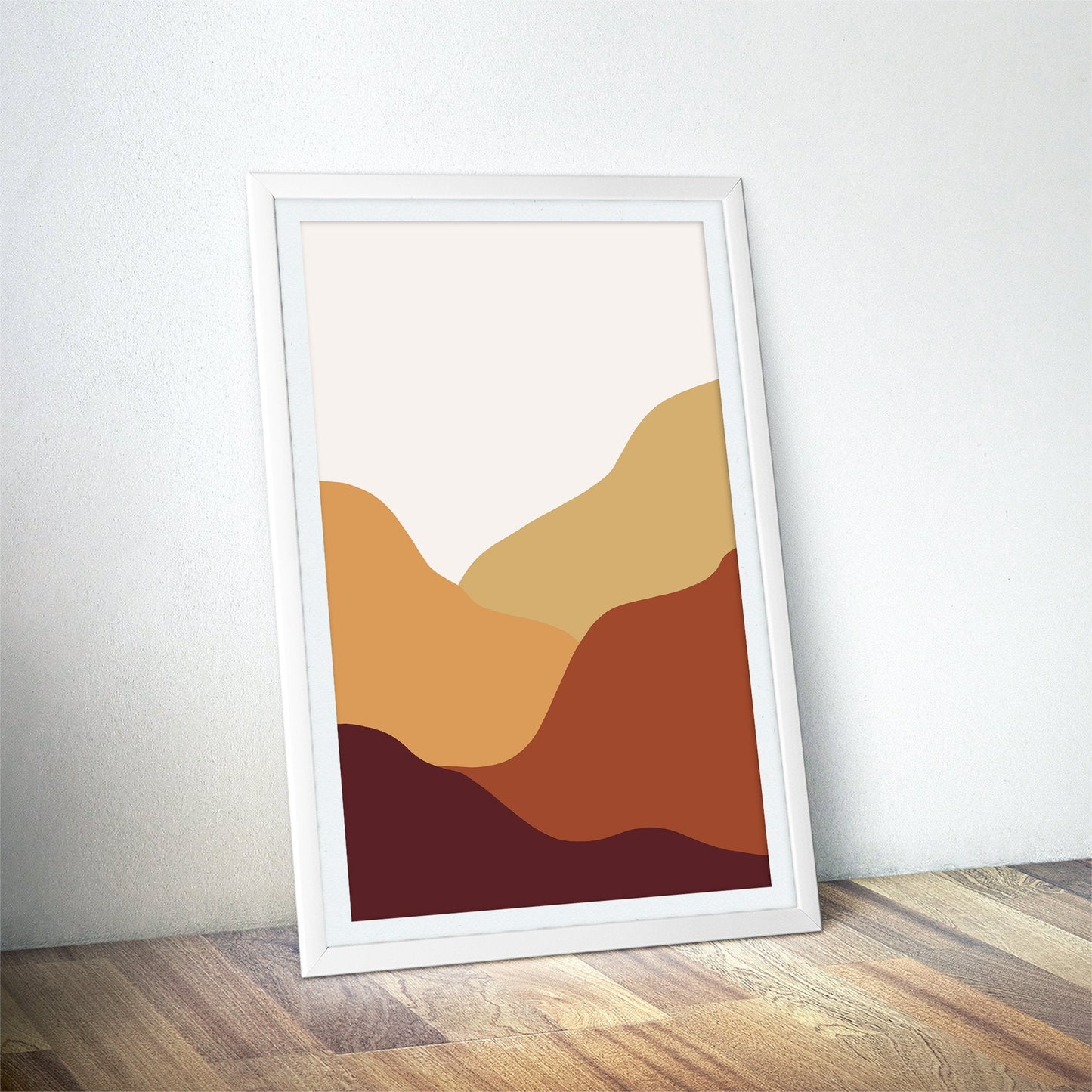 Terra Harmony Abstract Landscape Art Print