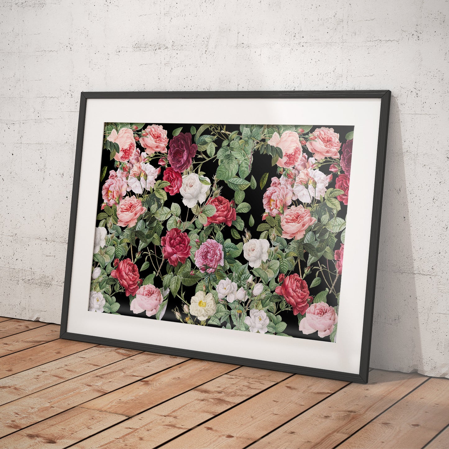 Vintage Bloom Elegance Art Print