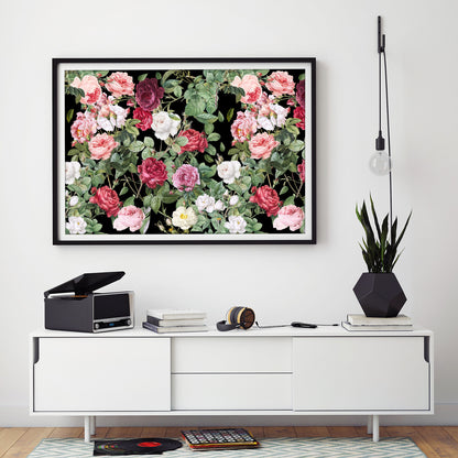 Vintage Bloom Elegance Art Print