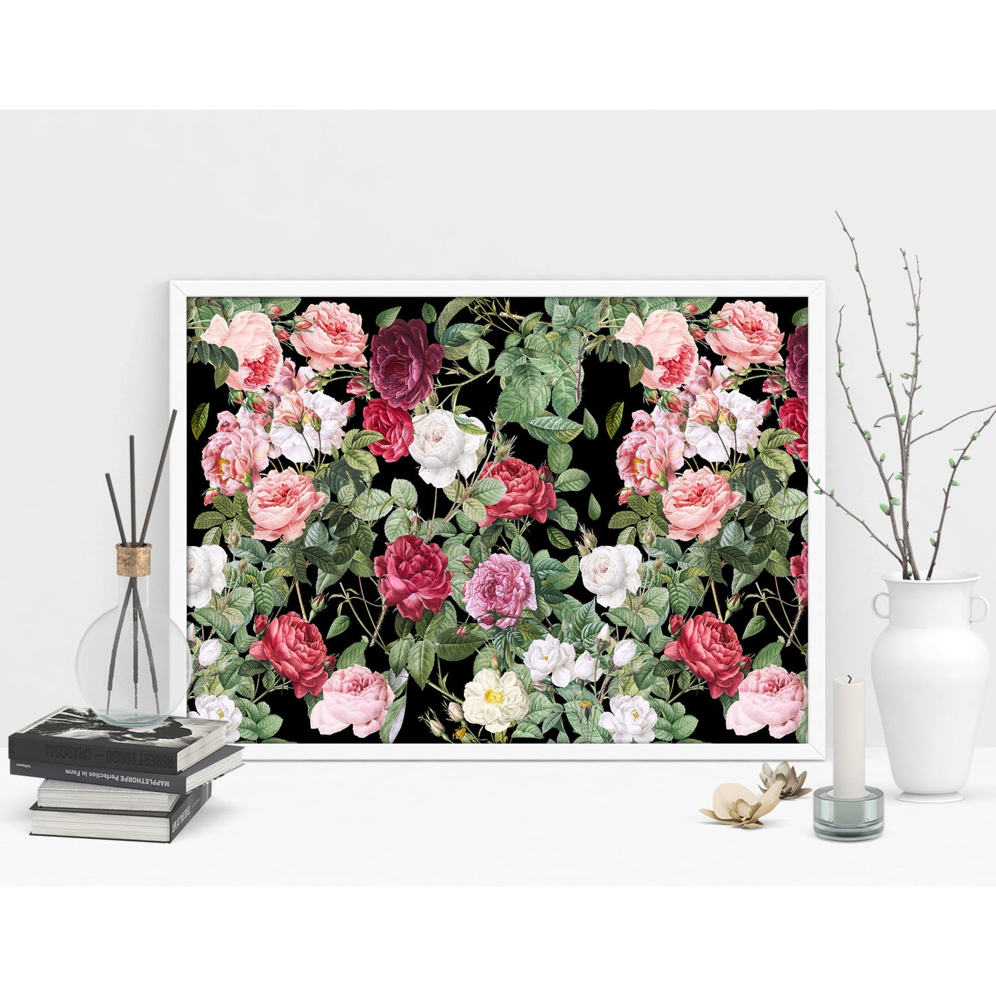 Vintage Bloom Elegance Art Print