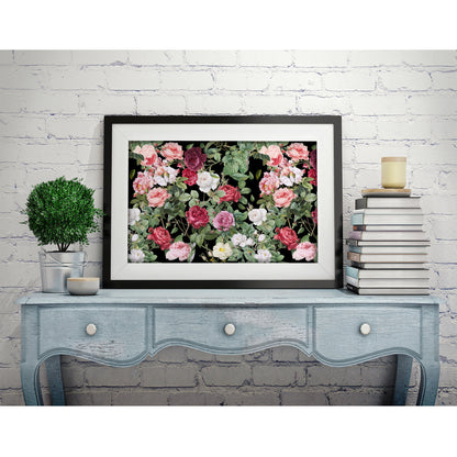 Vintage Bloom Elegance Art Print