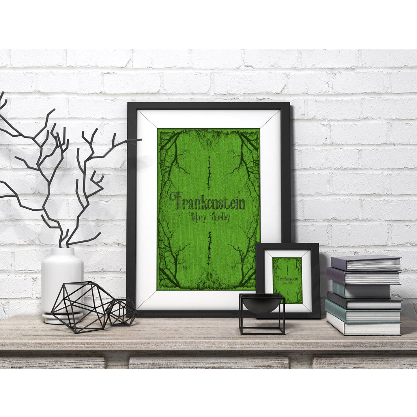 Original Frankenstein Book Cover Art Print