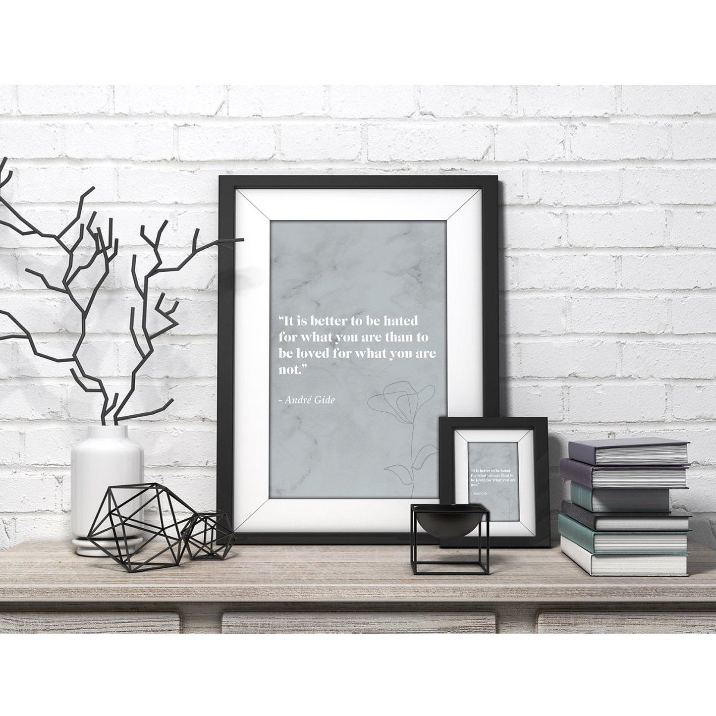 Autumn Leaves Literary Quote Art Print