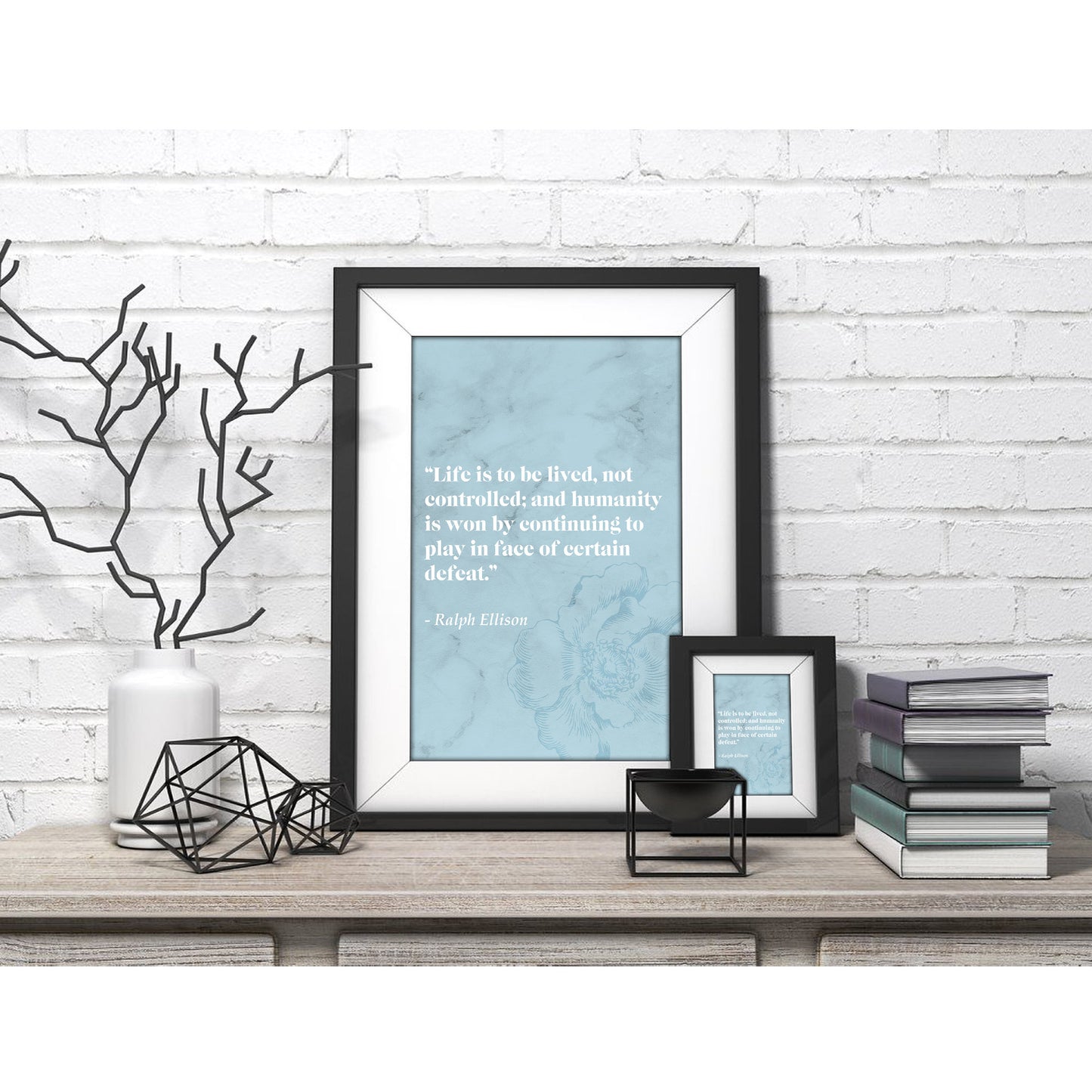 Invisible Man Literary Art Print