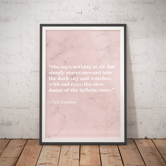 Stardust Literary Quote Art Print