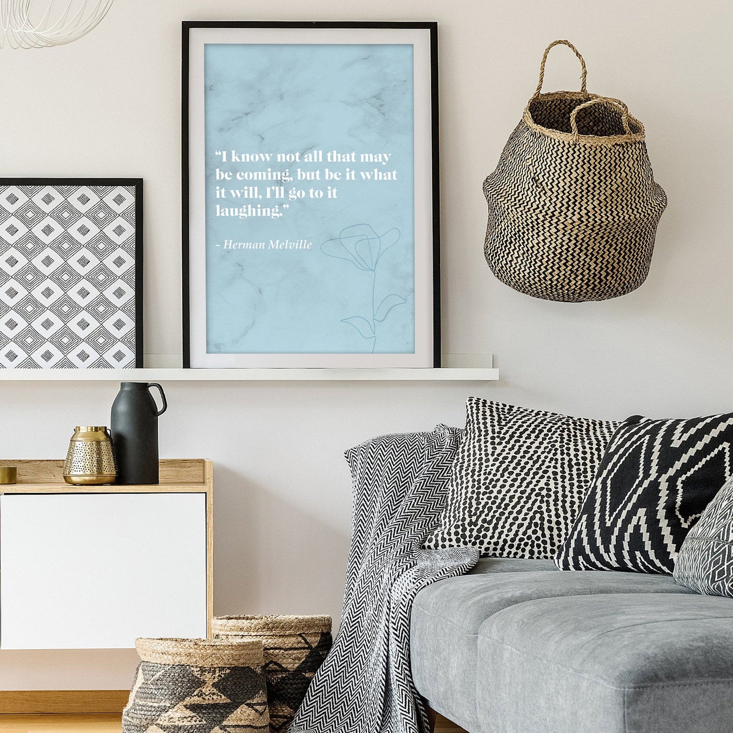 Moby Dick Literary Quote Art Print