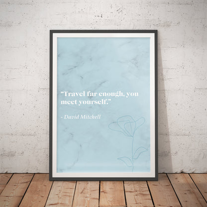 Cloud Atlas Literary Quote Art Print