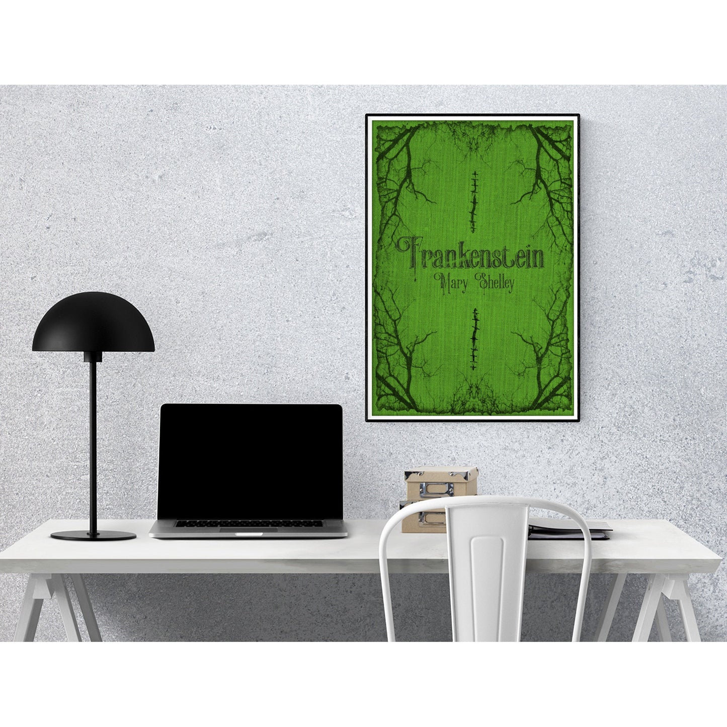 Original Frankenstein Book Cover Art Print