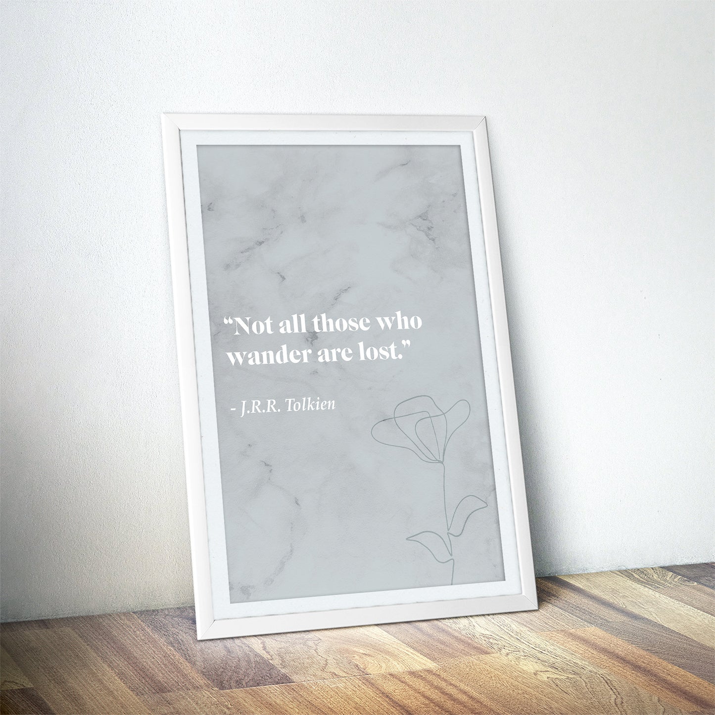 The Lord of the Rings Literary Quote Art Print