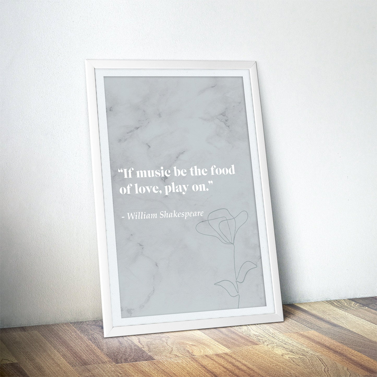 William Shakespeare Literary Quote Art Print