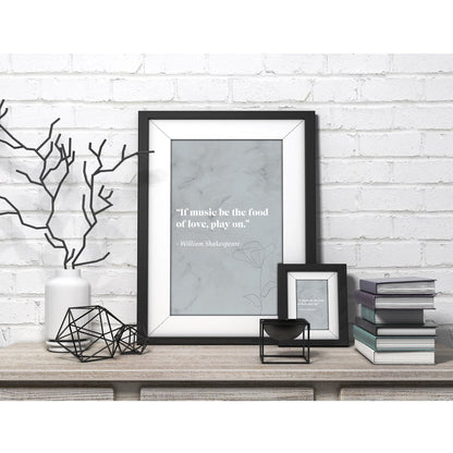 William Shakespeare Literary Quote Art Print