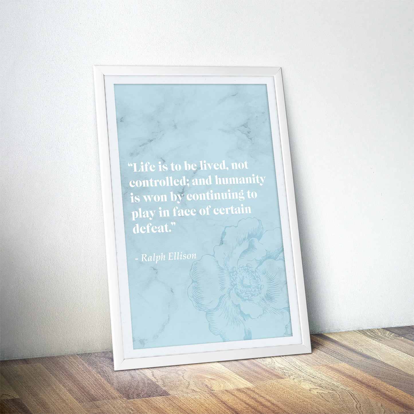 Invisible Man Literary Art Print