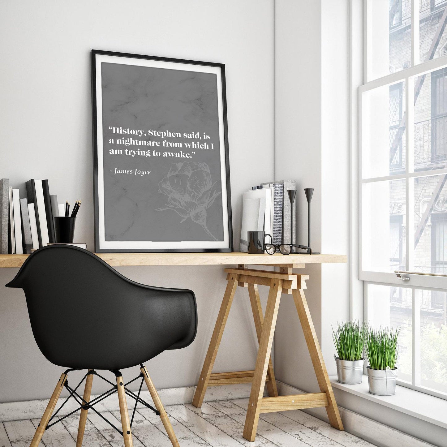 Ulysses Literary Quote Art Print