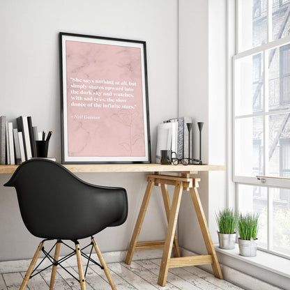 Stardust Literary Quote Art Print