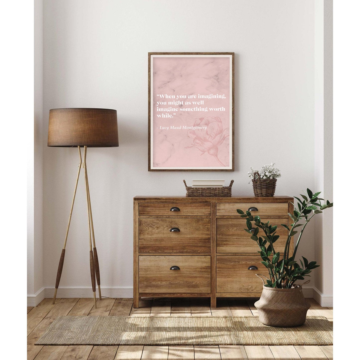 Anne of Green Gables Literary Quote Art Print