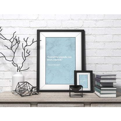 Cloud Atlas Literary Quote Art Print