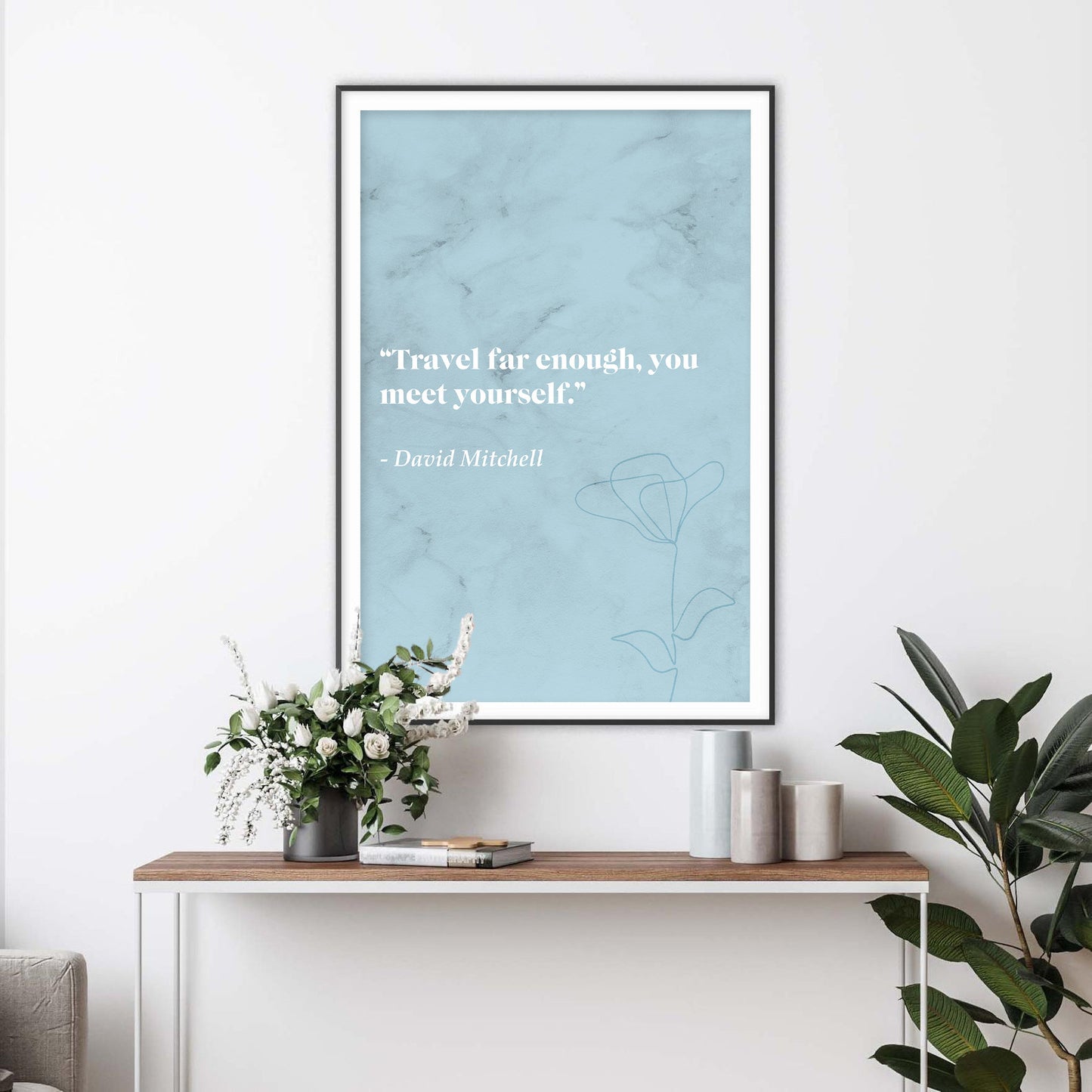 Cloud Atlas Literary Quote Art Print