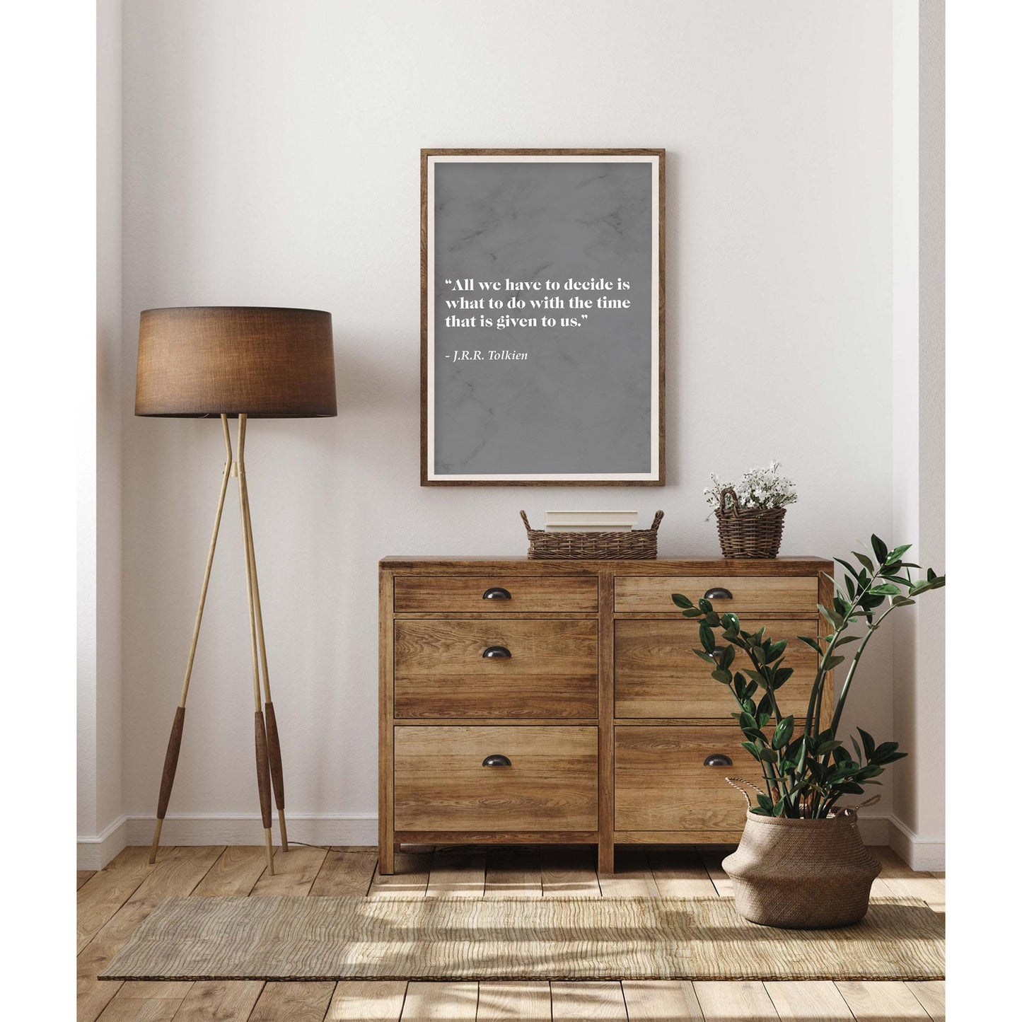 JRR Tolkien Literary Quote Art Print