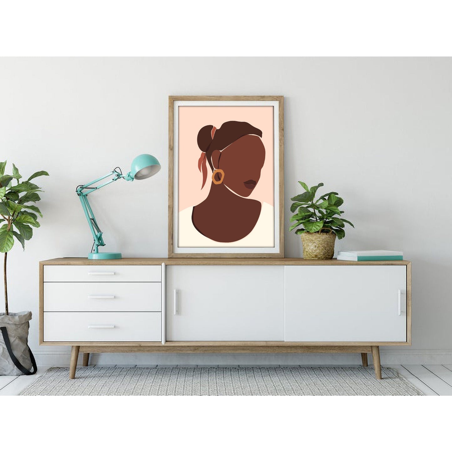 Chic Contemplation Art Print