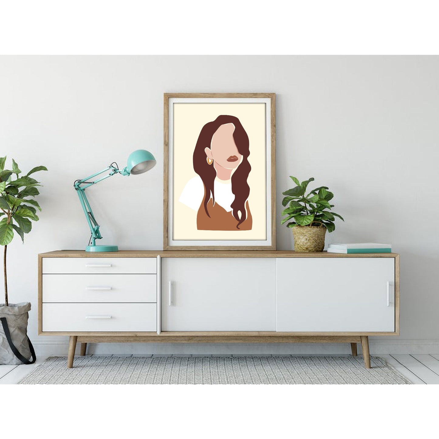 Stylish Woman Feminist Art Print