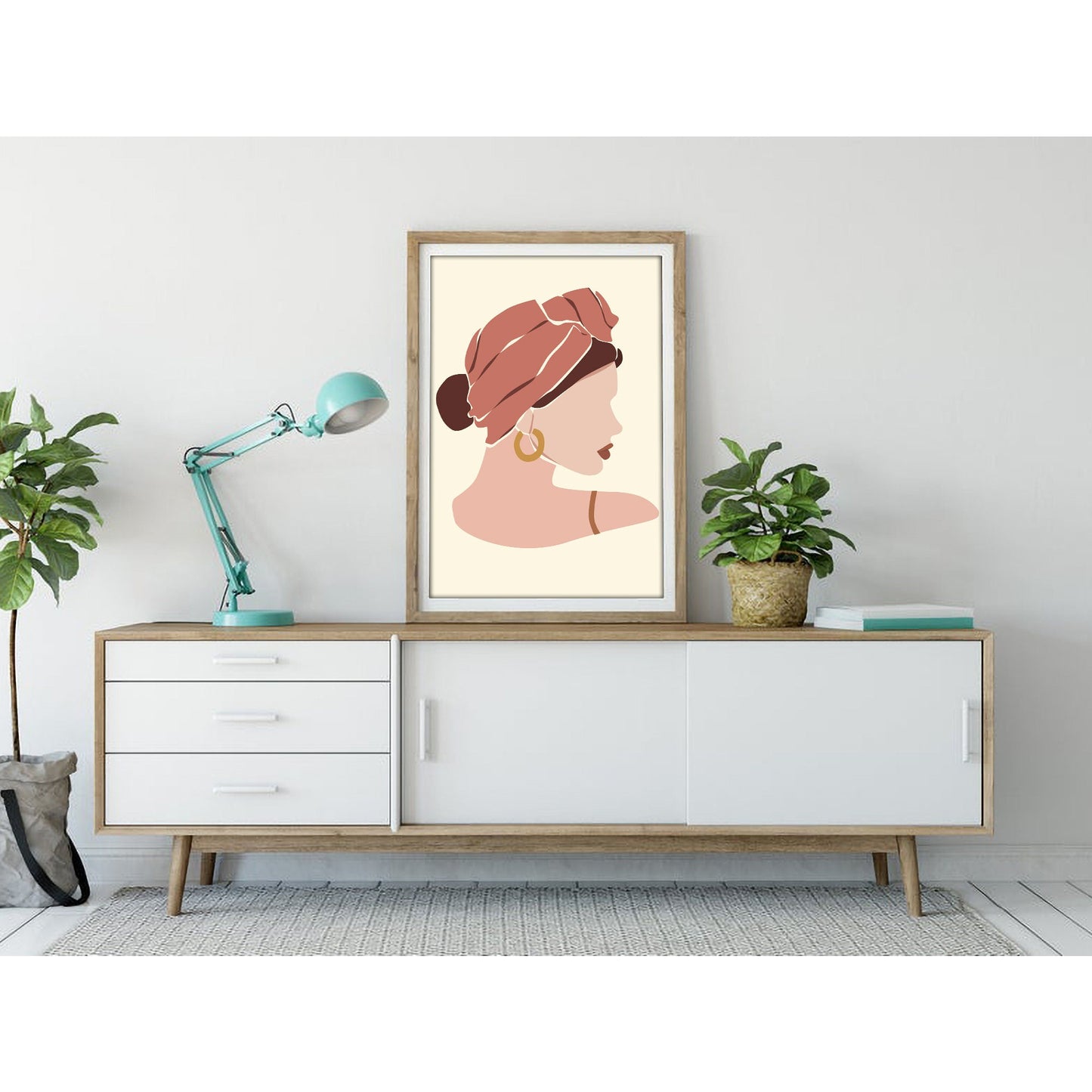 Elegance in Profile Art Print